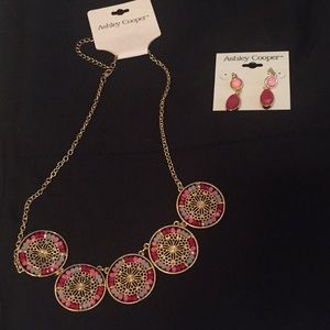 Ashley Copper jewelry set. Pink and red set🌺🌺🌺